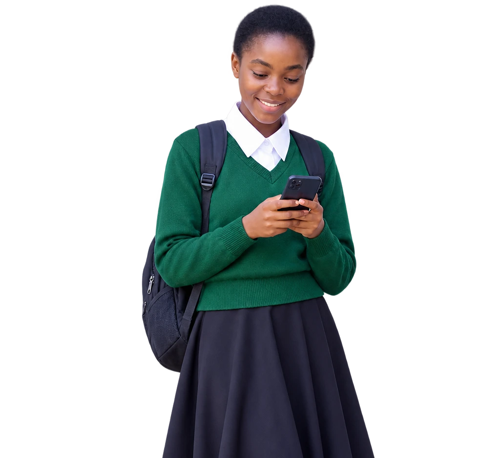 Students learning online
